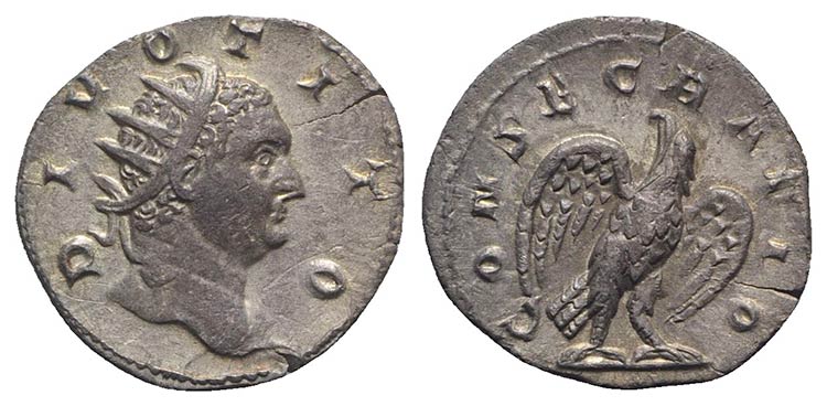 Divus Titus (Died AD 81). AR ... 