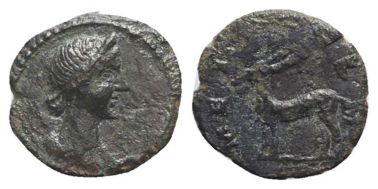 Hadrian (117-138). Æ Quadrans ... 