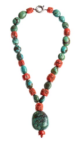 Antique coral and turquoise ... 