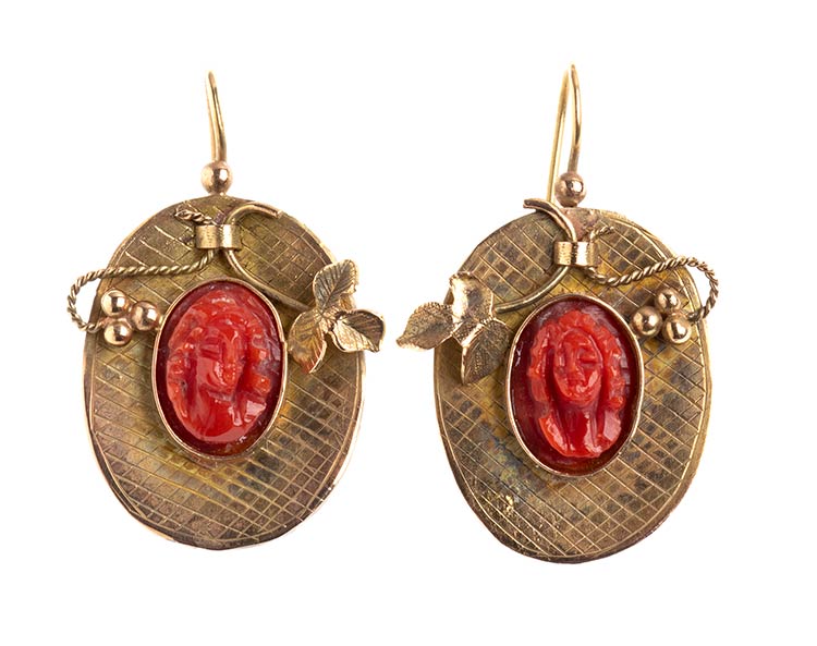 Sciacca coral earrings - Trapani ... 