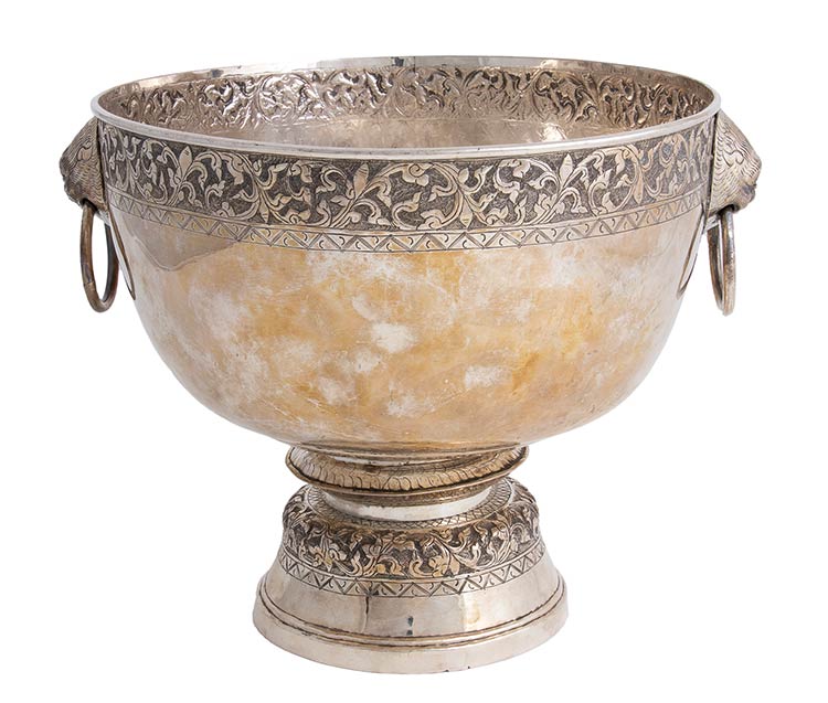 Solid olid silver bowl - Arab ... 