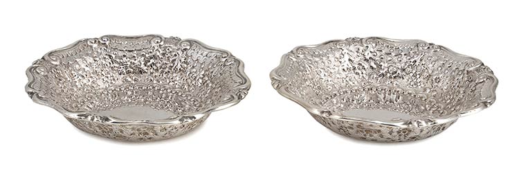 A pair of victorian sterling ... 