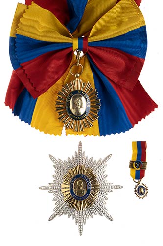 Columbia, order of Libertador, ... 