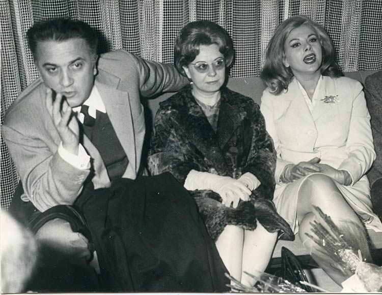 Federico Fellini, Giulietta Masina ... 