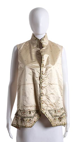 SILK AND LINEN VEST Late 18th ... 