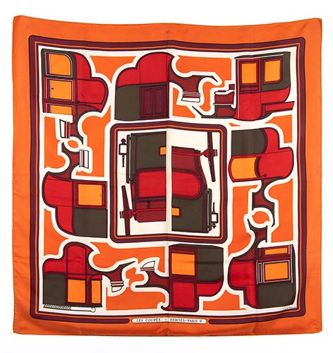 HERMES, LES COUPES  SILK SCARF ... 