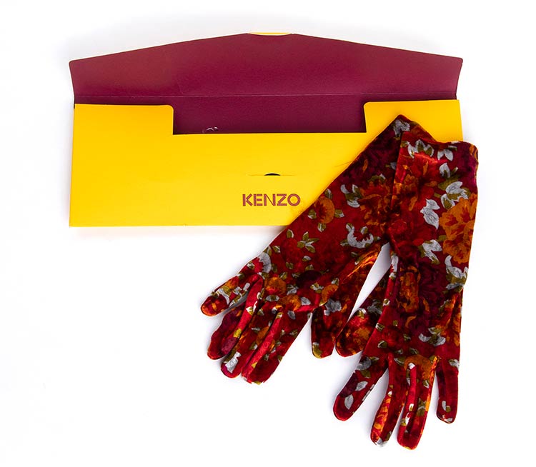 KENZO CHENILLE GLOVES Early 90s  ... 