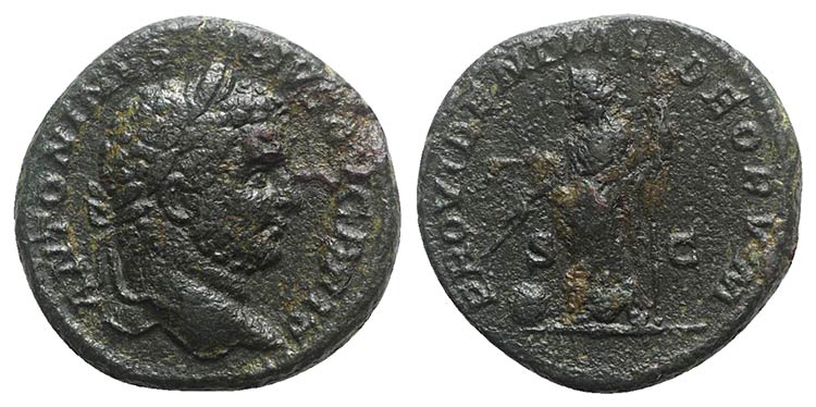 Caracalla (198-217). Æ As (26mm, ... 