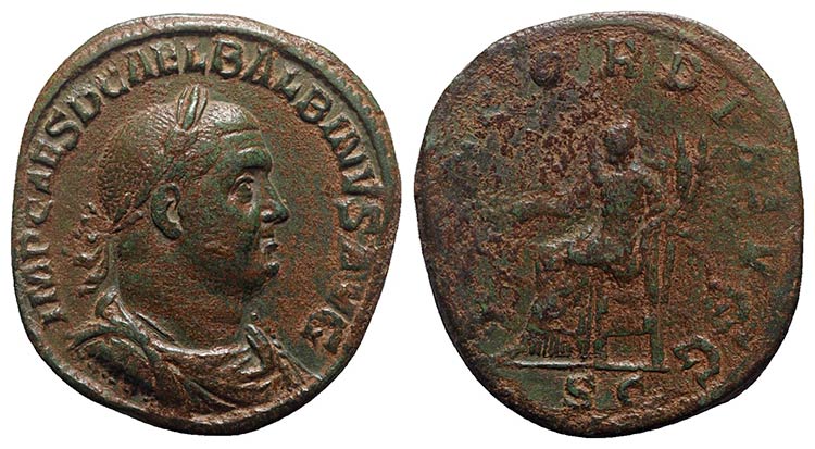 Balbinus (AD 238). Æ Sestertius ... 