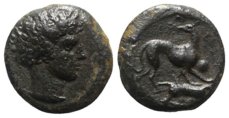 Sicily, Eryx, c. 400-390 BC. Æ ... 