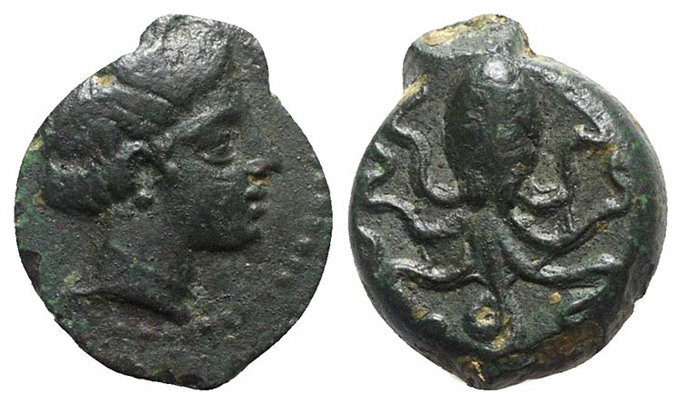 Sicily, Eryx, c. 330-260 BC. Æ ... 