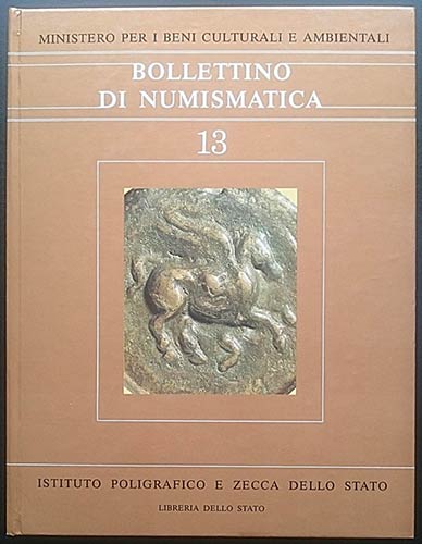 Bollettino di Numismatica 13. ... 