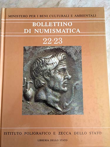 Bollettino di Numismatica 22-23 ... 