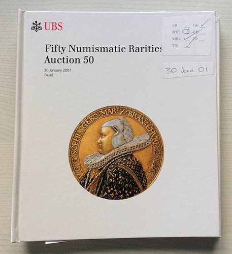 UBS Auction 50 Fifty Numismatic ... 