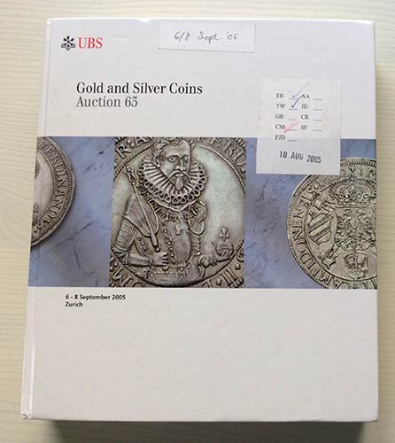 UBS Auction 63 Collection Gold and ... 
