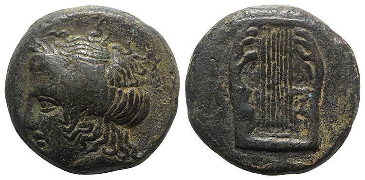 Sicily, Adranon, c. 340-330 BC. Æ ... 
