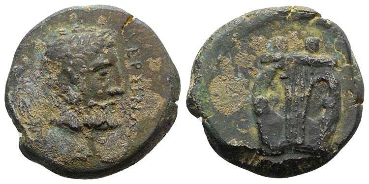 Sicily, Kersini, c. 344-339 BC. Æ ... 