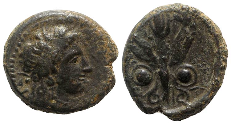 Sicily, Kronia, c. 336-317 BC. Æ ... 