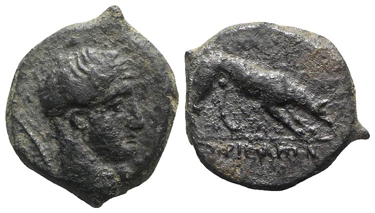 Sicily, Agyrion, c. 338-317 BC. Æ ... 