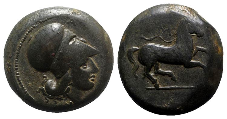 Sicily, Aitna, c. 355-339 BC. Æ ... 