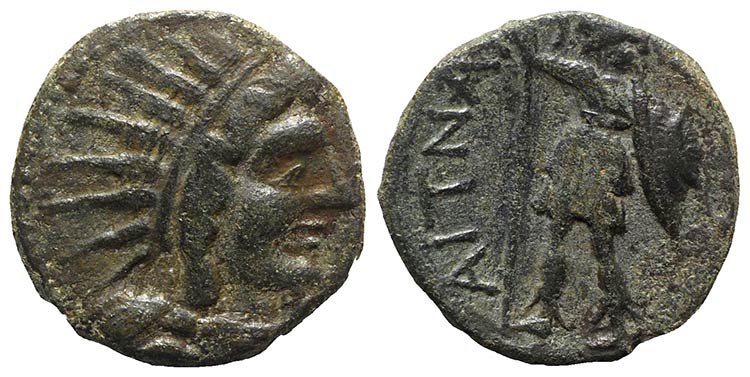 Sicily, Aitna, c. 210-150 BC. Æ ... 