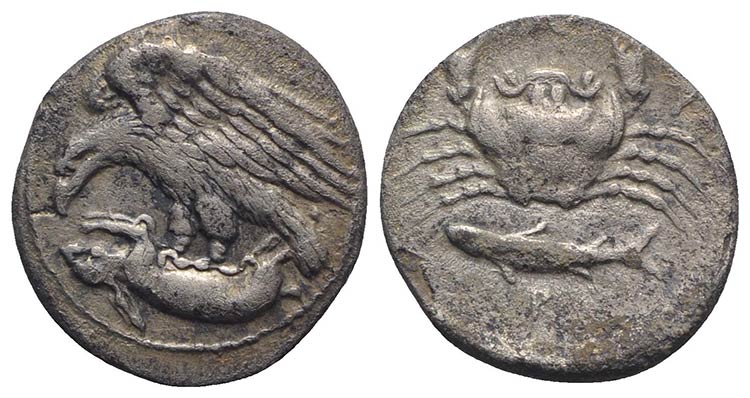Sicily, Akragas, c. 420-406 BC. AR ... 