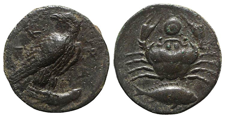 Sicily, Akragas, c. 415-406 BC. Æ ... 