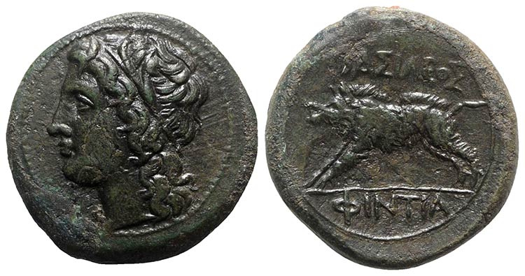 Sicily, Akragas. Phintias (287-279 ... 