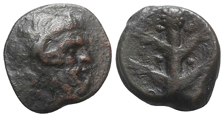 Kyrene, c. 250 BC. Æ (25mm, ... 