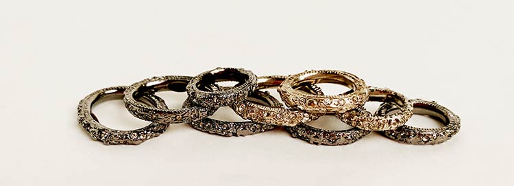 CHANEL6 KNUCKLE RING SET2013Six ... 