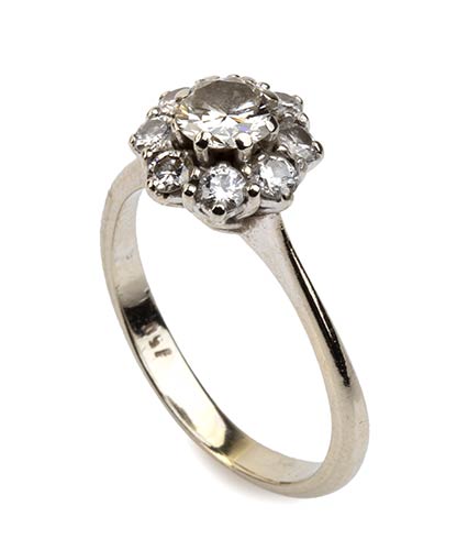 DIAMOND RINGWhite gold 750 ring ... 