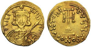Tiberio III (698–705), Solido, Napoli, c. ... 