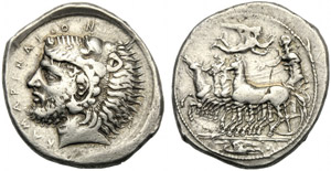 Sicilia, Tetradramma, Camarina, c. 425-405 ... 