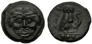 Sicilia, Tetras, Camarina, c. 425-405 a.C.; ... 