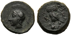 Sicilia, Oncia, Camarina, c. 410-405 a.C.; ... 