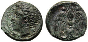 Sicilia, Tetras, Catania, c. 405-402 a.C.; ... 