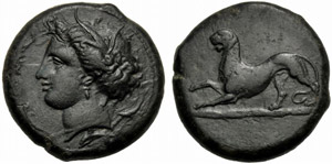 Sicilia, Litra, Centuripe, c. 344-336 a.C.; ... 
