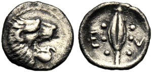 Sicilia, Emilitra, Leontini, c. 470 a.C.; AR ... 