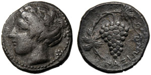 Sicilia, Litra, Naxos, c. 420-403 a.C.; AR ... 