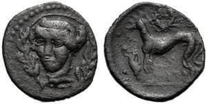Sicilia, Litra, Segesta, c. 410-400 a.C.; AR ... 
