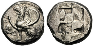 Tracia, Octodramma, Abdera, c. 520-492 a.C.; ... 