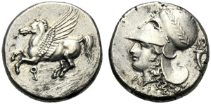 Corinzia, Statere, Corinto, c. 375-300 a.C.; ... 