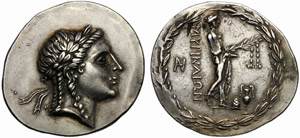 Eolia, Tetradramma, Myrina, c. 155–145 ... 