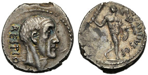 C. Antius C.f. Restio, Denario, Roma, 47 ... 