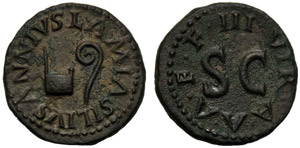 Augusto (27 a.C. - 14 d.C.), Quadrante, ... 