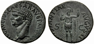 Claudio (41-54), Asse, Roma, 41-54 d.C.; AE ... 