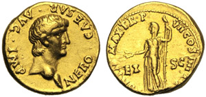 Nerone (54-68), Aureo, Roma, 60-61 d.C.; AV ... 