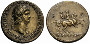 Nerone (54-68), Sesterzio, Roma, c. 64 a.C.; ... 