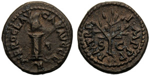 Nerone (54-68), Quadrante, Roma, c. 64 d.C.; ... 