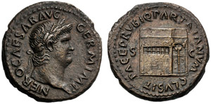 Nerone (54-68), Asse, Roma, 65 d.C.; AE (g ... 